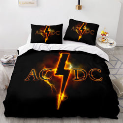 AC DC Cosplay 3 Piece Bedding Set Quilt Covers Without Filler (Online Order Only)