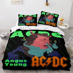 AC DC Cosplay 3 Piece Bedding Set Quilt Covers Without Filler (Online Order Only)