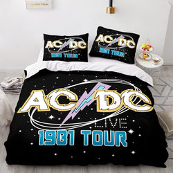AC DC Cosplay 3 Piece Bedding Set Quilt Covers Without Filler (Online Order Only)