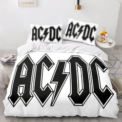AC DC Cosplay 3 Piece Bedding Set Quilt Covers Without Filler (Online Order Only)