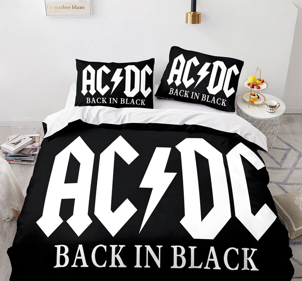 AC DC Cosplay 3 Piece Bedding Set Quilt Covers Without Filler (Online Order Only)