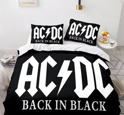 AC DC Cosplay 3 Piece Bedding Set Quilt Covers Without Filler (Online Order Only)
