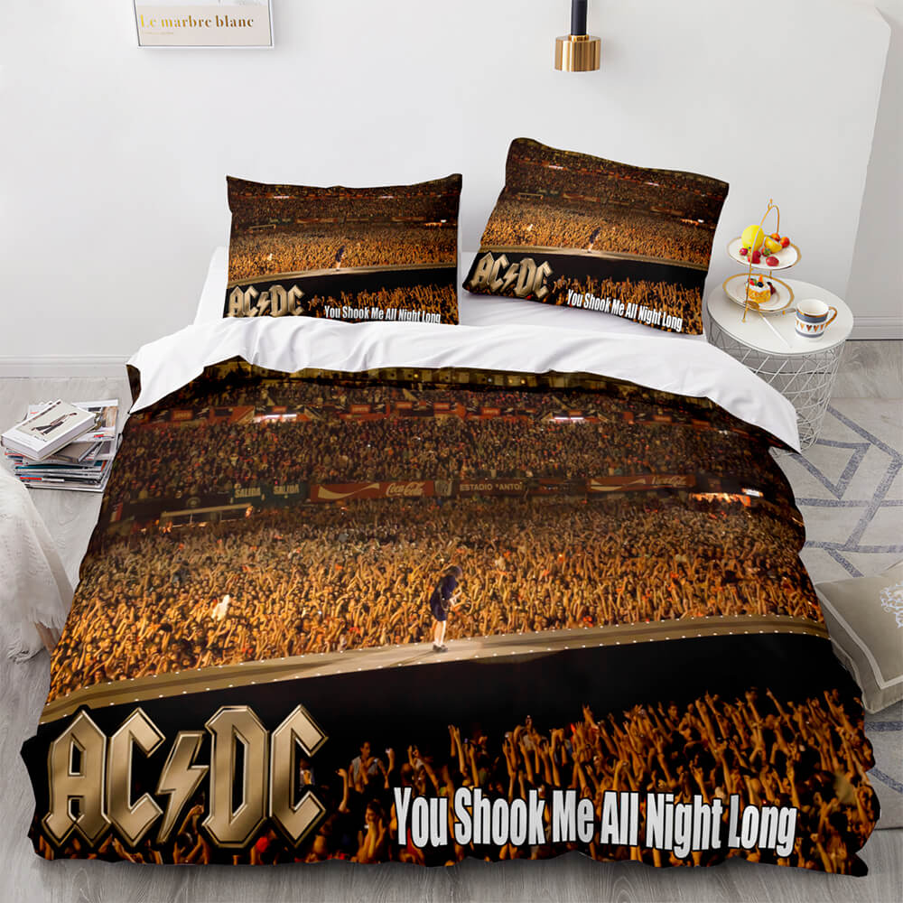 AC DC Cosplay 3 Piece Bedding Set Quilt Covers Without Filler (Online Order Only)