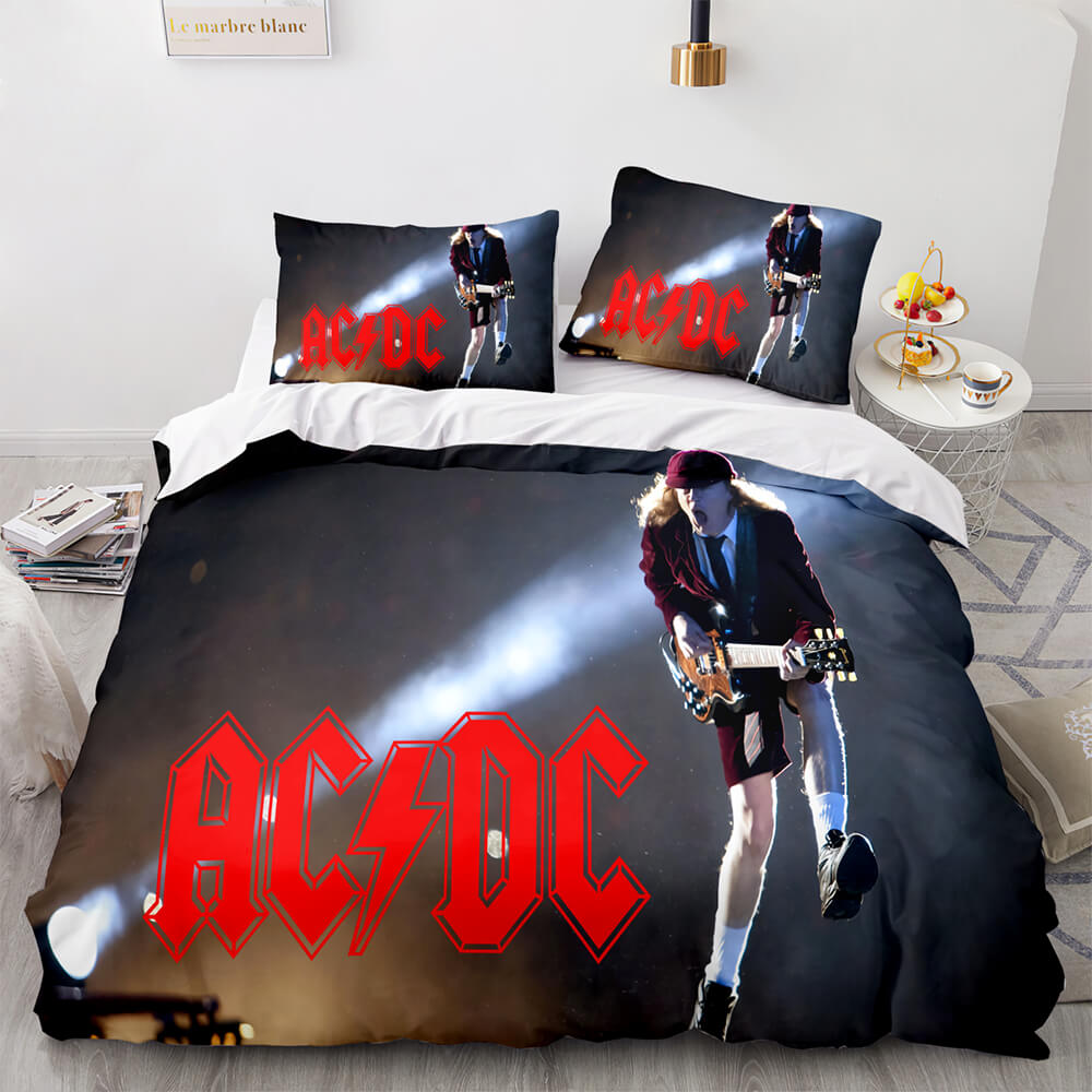 AC DC Cosplay 3 Piece Bedding Set Quilt Covers Without Filler (Online Order Only)