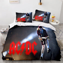 AC DC Cosplay 3 Piece Bedding Set Quilt Covers Without Filler (Online Order Only)