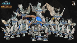 3D Printed Archvillain Games Astral Court Order of the Gryphon - Judgement Devas 28mm 32mm D&D (Online Only)