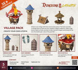 Dungeons & Lasers: Village Pack
