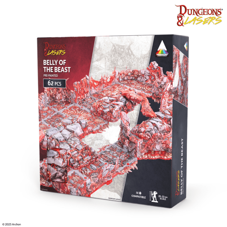 Dungeons & Lasers: Belly of the Beast - Pre-Painted