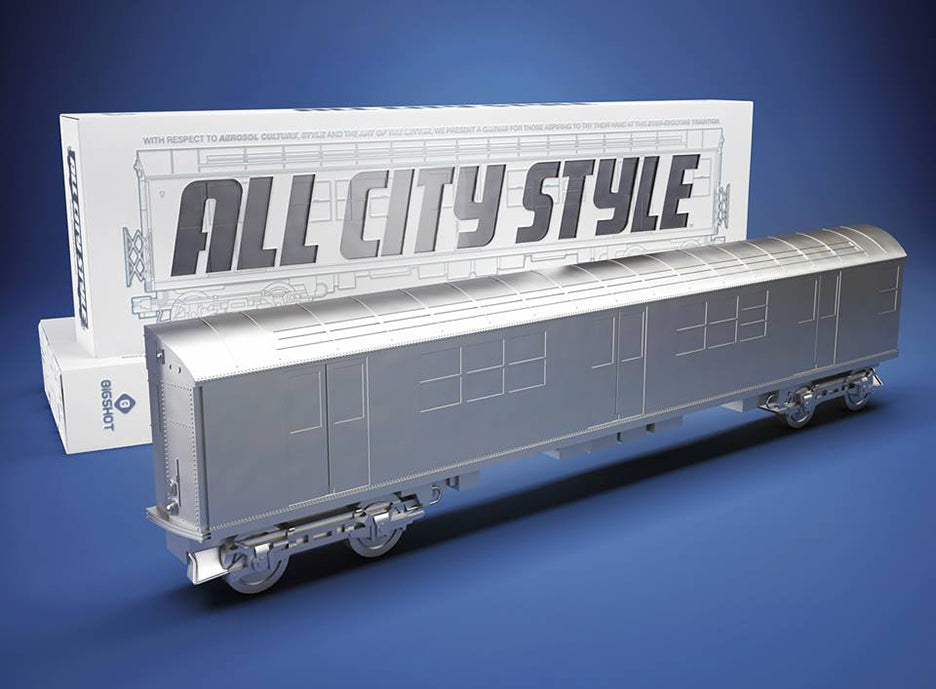 All City Style Silver Train - Single 20" half car model (ONLINE ORDER ONLY)