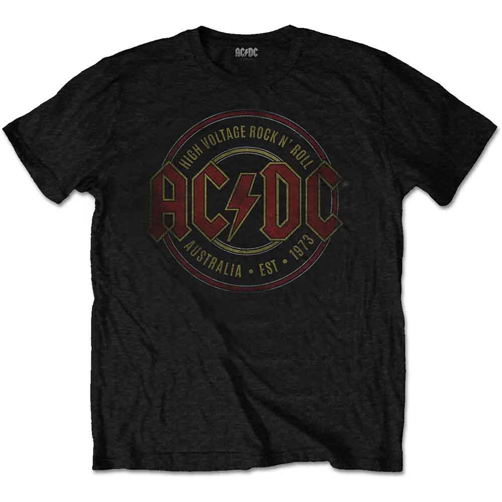 AC/DC High Voltage Rock Black T-Shirt (ONLINE ORDER ONLY)