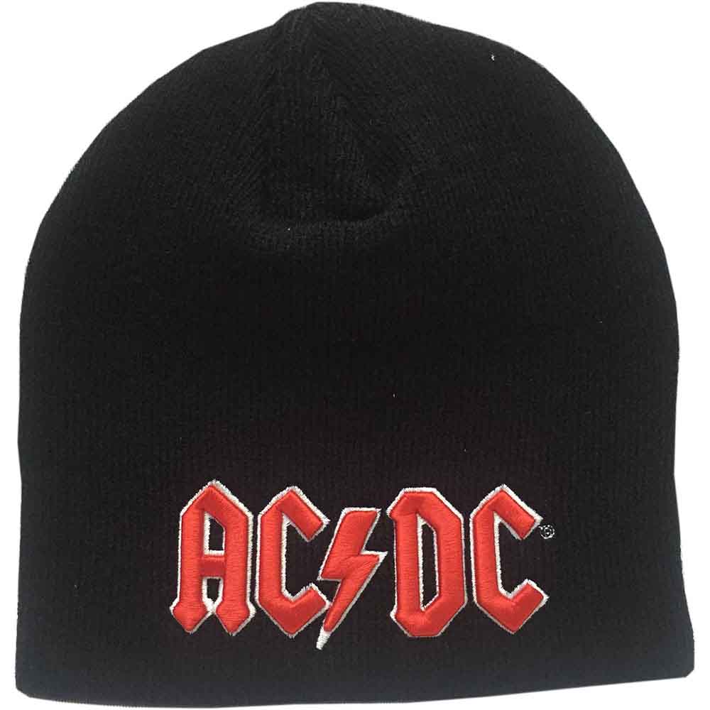 AC/DC Band Logo Embroidered Beanie (ONLINE ORDER ONLY)