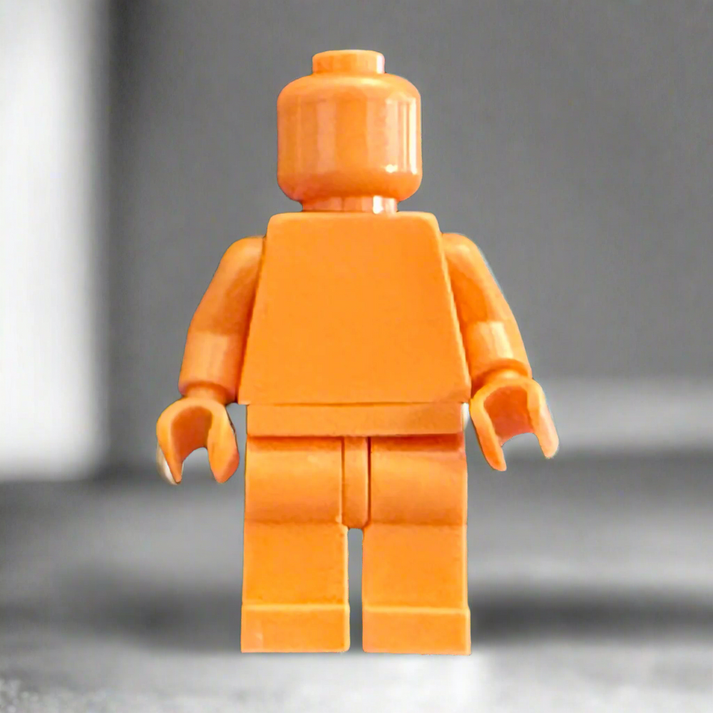 Monochrome Custom Minifigures – 40+ Vibrant Colors! (ONLINE ORDER ONLY)