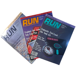 Commodore Run Magazine Various Back Issue(s) C64 C128 VIC-20 Commodore 64 Magazine (Online Order Only)