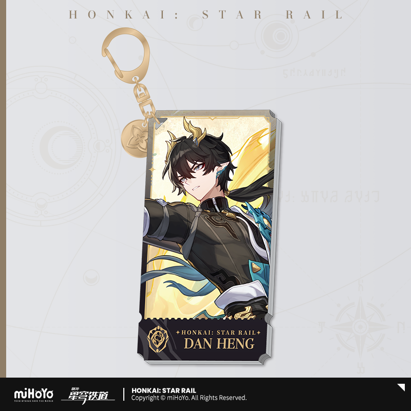 The Preservation Character Warp Artwork Acrylic Keychain (ONLINE ORDER ONLY)