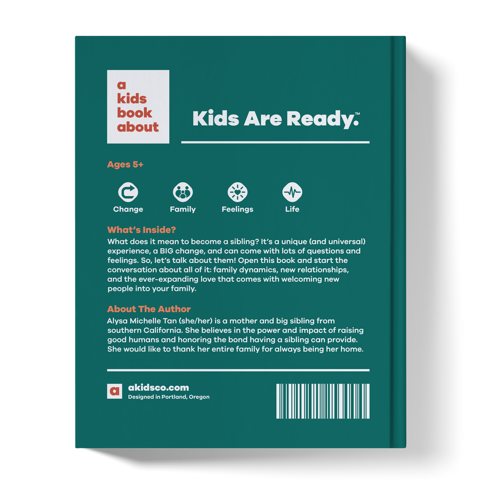 A Kids Book About Becoming a Sibling (ONLINE ORDER ONLY)