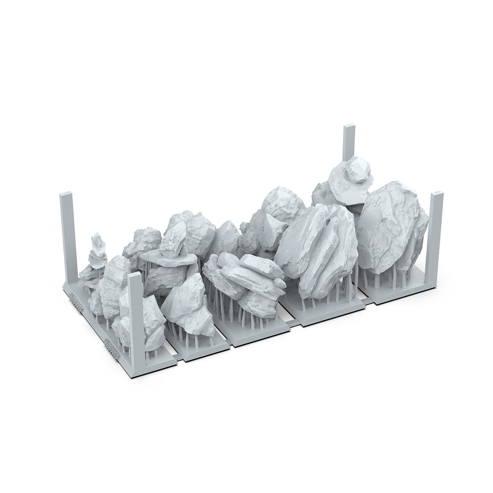 AK Interactive Basing Bits: Rocks & Tors (12 Pieces) (ONLINE ORDER ONLY)