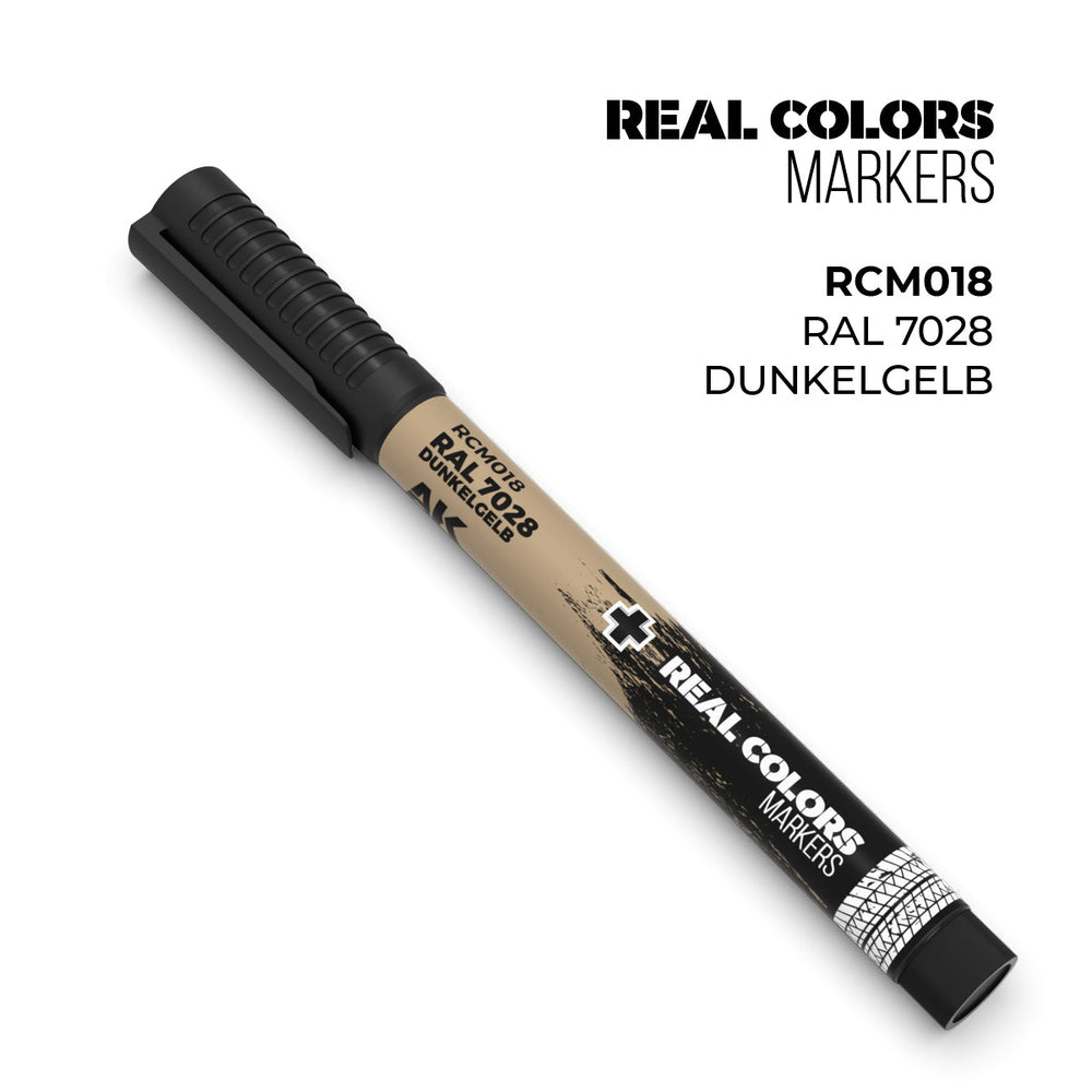 AK Interactive Markers: Real Color Markers - Ral 7028 Dunkelgelb
