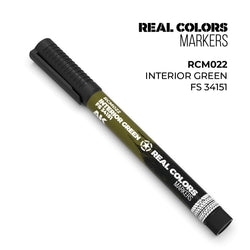 AK Interactive Markers: Real Color Markers - Interior Green FS 34151