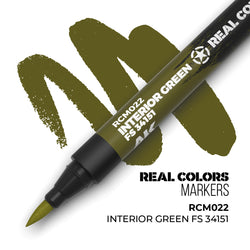 AK Interactive Markers: Real Color Markers - Interior Green FS 34151