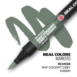 AK Interactive Markers: Real Color Markers - Raf Cockpit Grey-Green