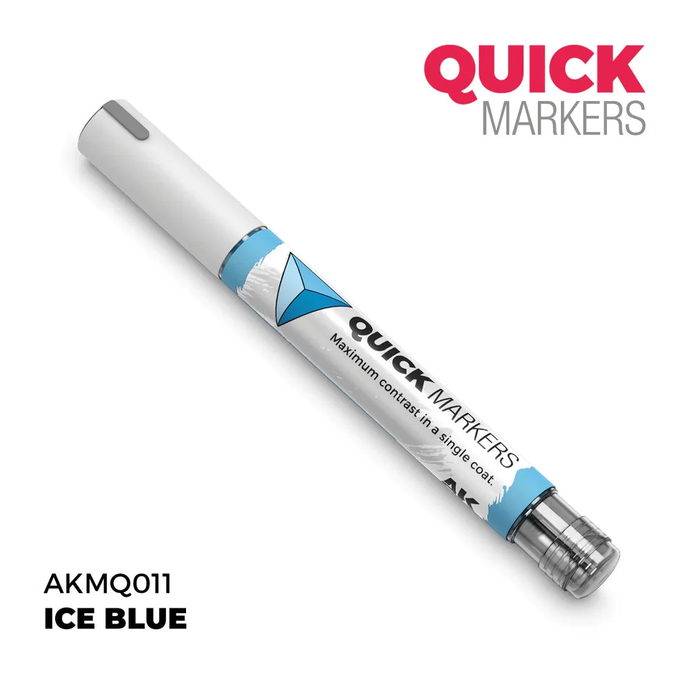 AK Interactive Markers: Quick Markers - Ice Blue