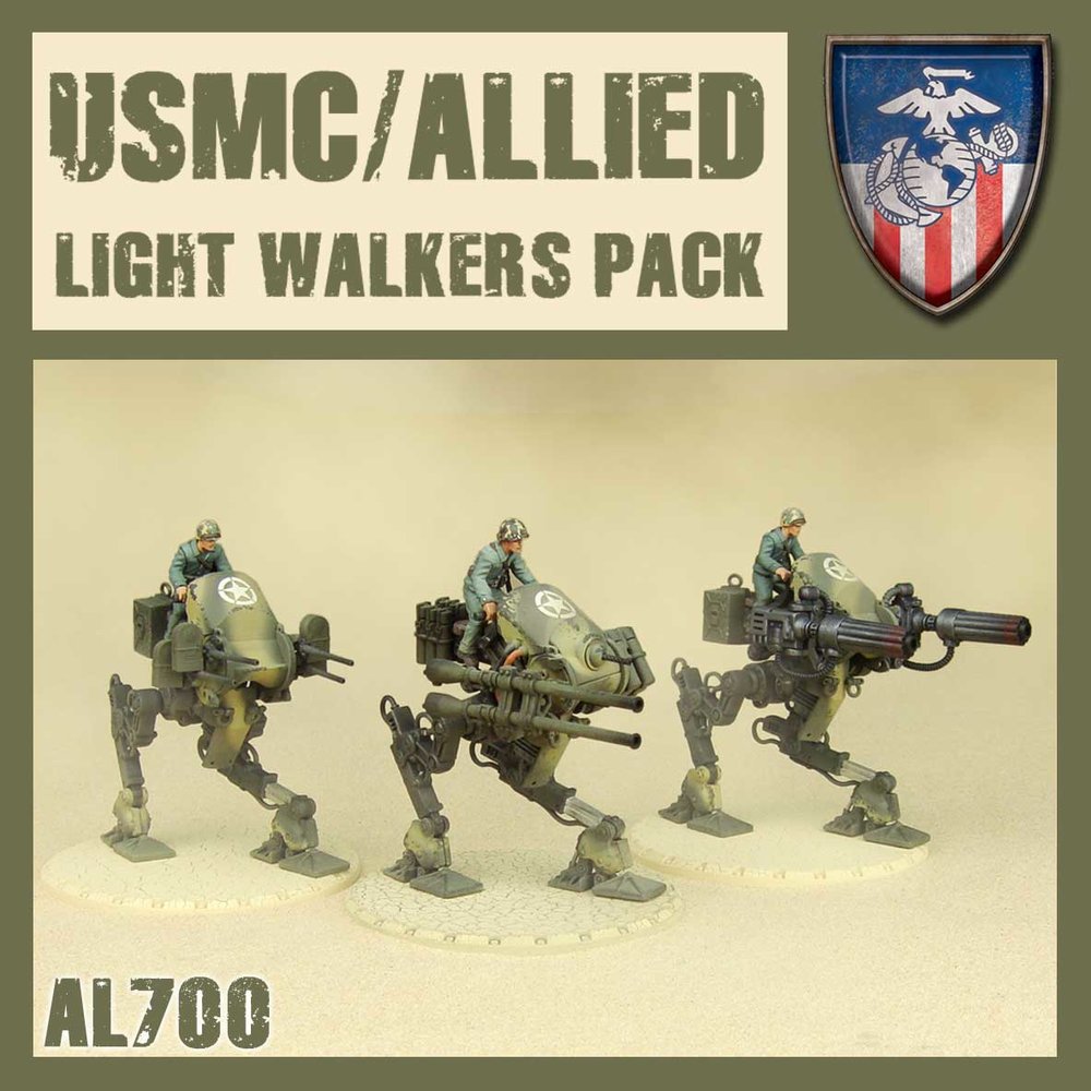 DUST 1947: Allied Light Walker Pack (ONLINE ORDER ONLY)