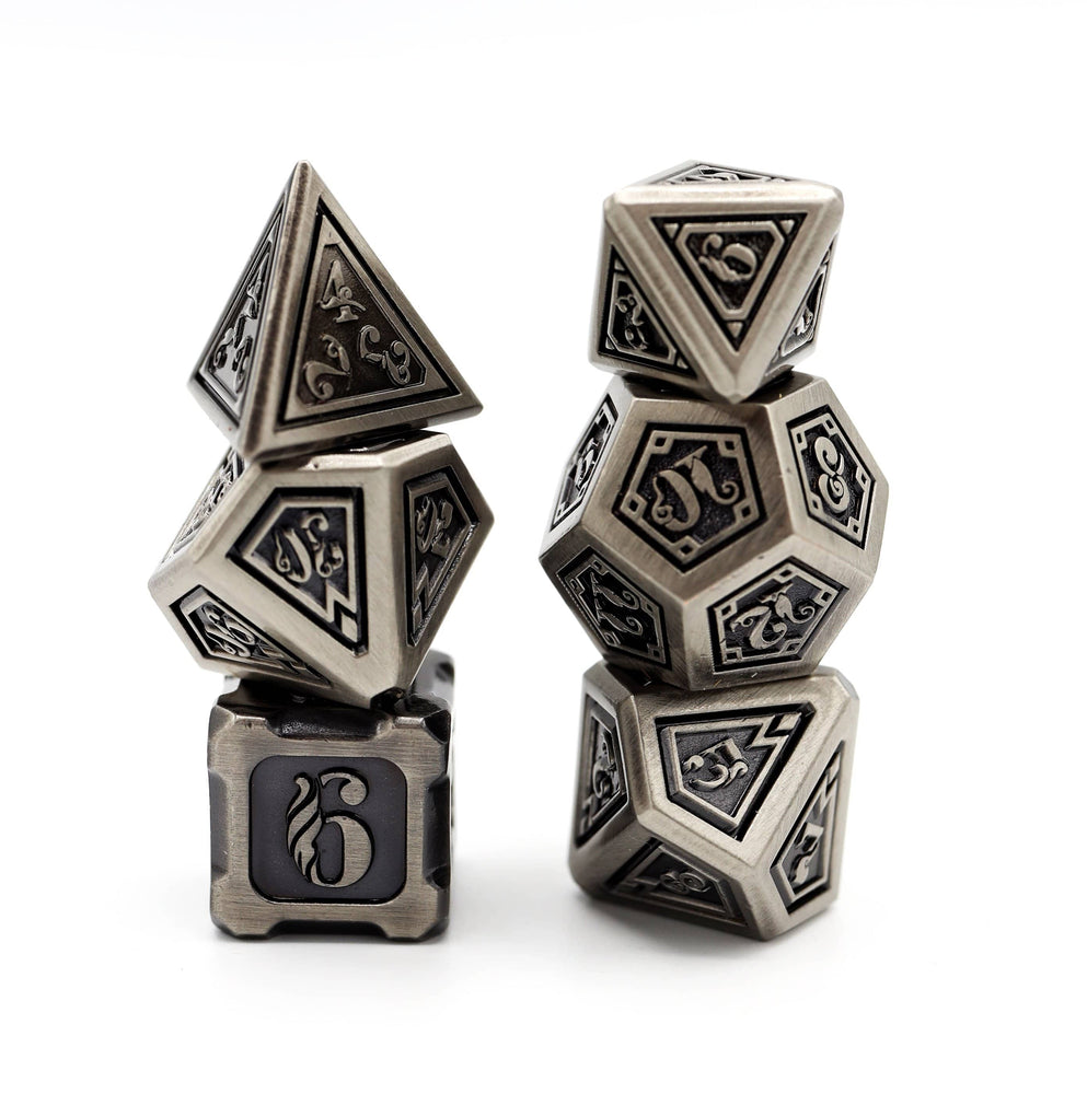 Alchemist Metals: Iron - Metal RPG Dice Set (ONLINE ORDER ONLY)