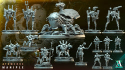 3D Printed Archvillain Games Atomcore Strelets Prospector Atomcore Maniple 28 32mm D&D (Online Only)