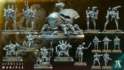 3D Printed Archvillain Games Atomcore Strelets Prospector Atomcore Maniple 28 32mm D&D (Online Only)