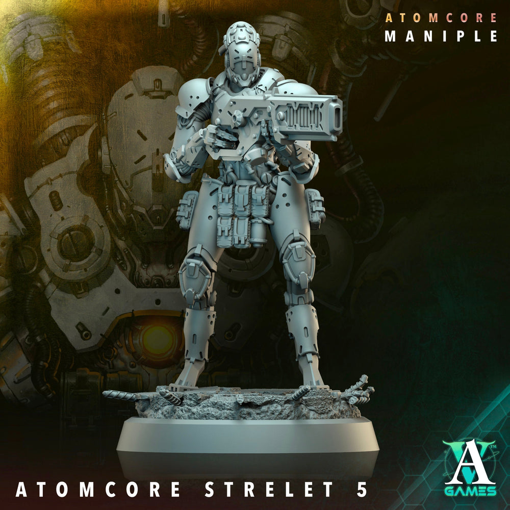 3D Printed Archvillain Games Atomcore Strelets Prospector Atomcore Maniple 28 32mm D&D (Online Only)