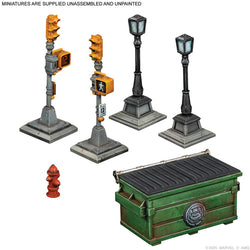 Marvel Crisis Protocol: NYC City Block Terrain Collection (ONLINE ORDER ONLY)