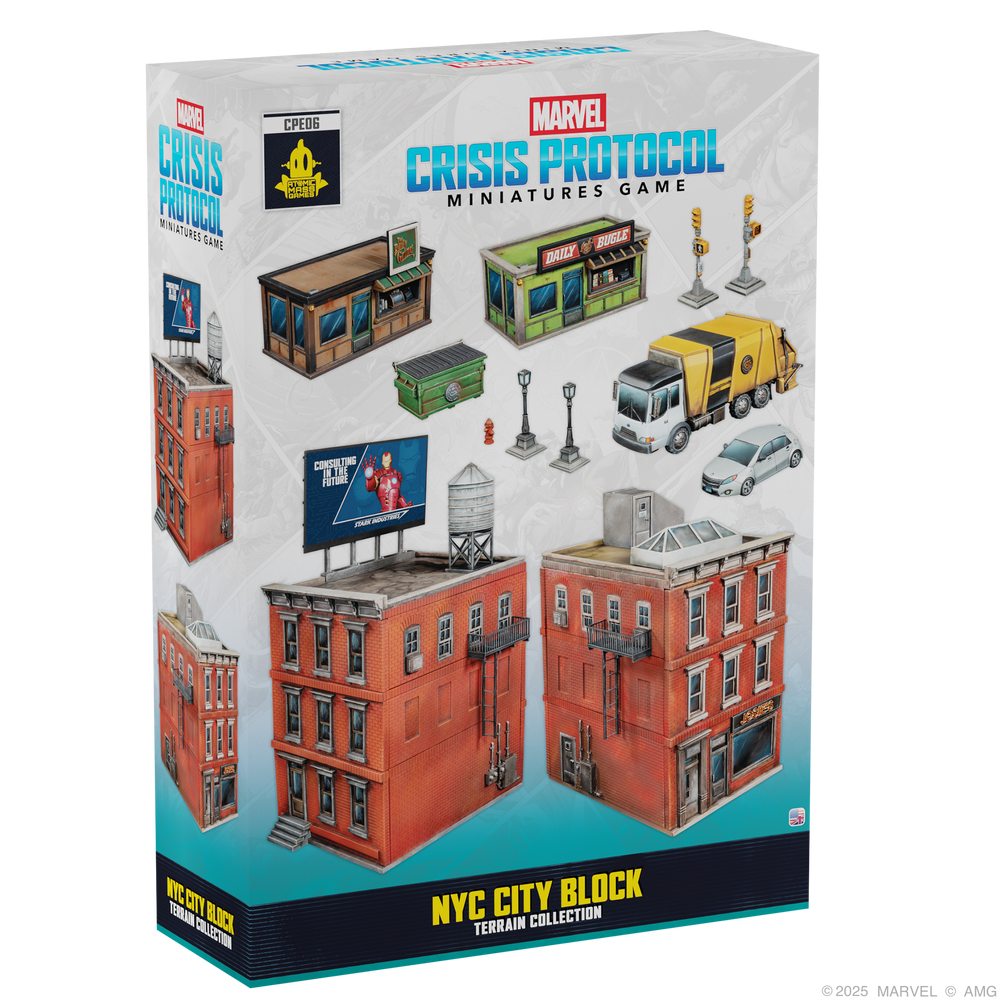 Marvel Crisis Protocol: NYC City Block Terrain Collection (ONLINE ORDER ONLY)