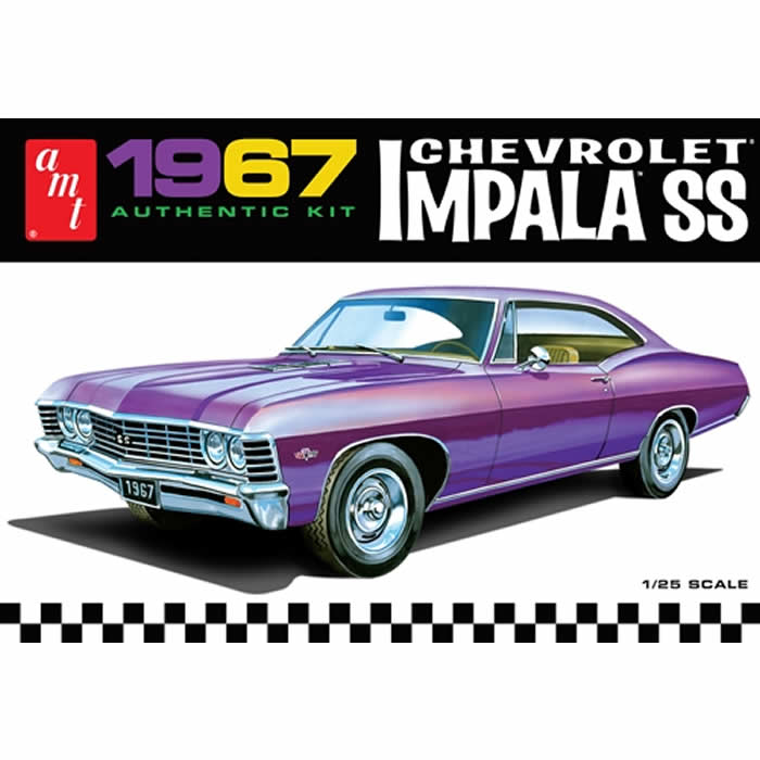 AMT98112 Chevy 1967 Impala SS Coupe 1/25 Scale Plastic Model Kit AMT (ONLINE ORDER ONLY)