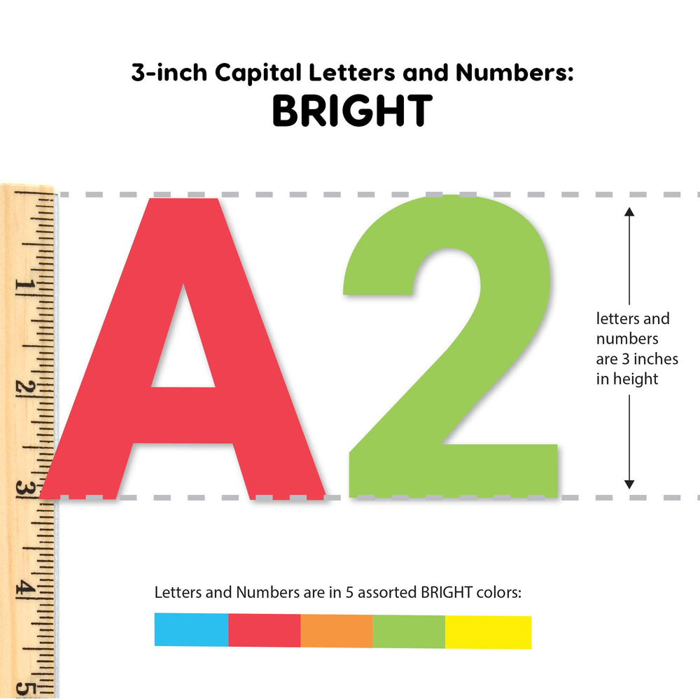 Bulletin Board Letters – 3 inch (ONLINE ORDER ONLY)