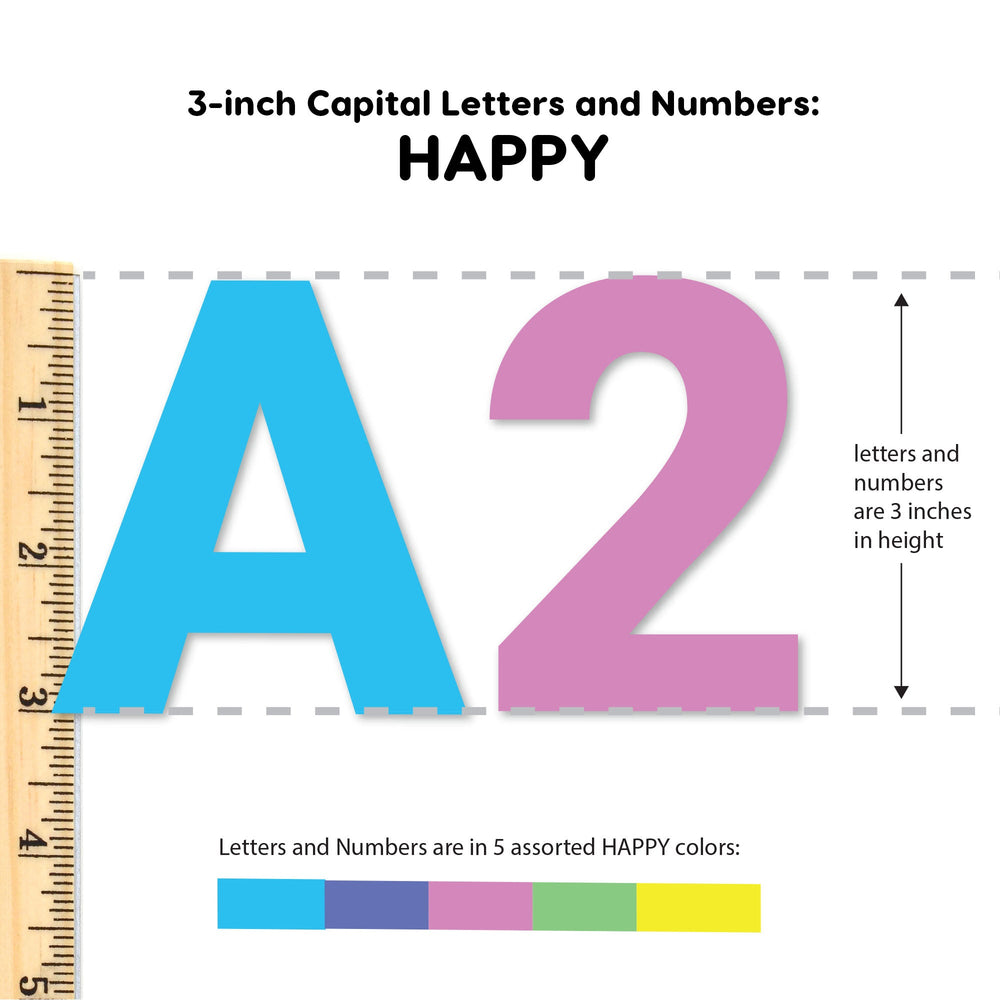 Bulletin Board Letters – 3 inch (ONLINE ORDER ONLY)