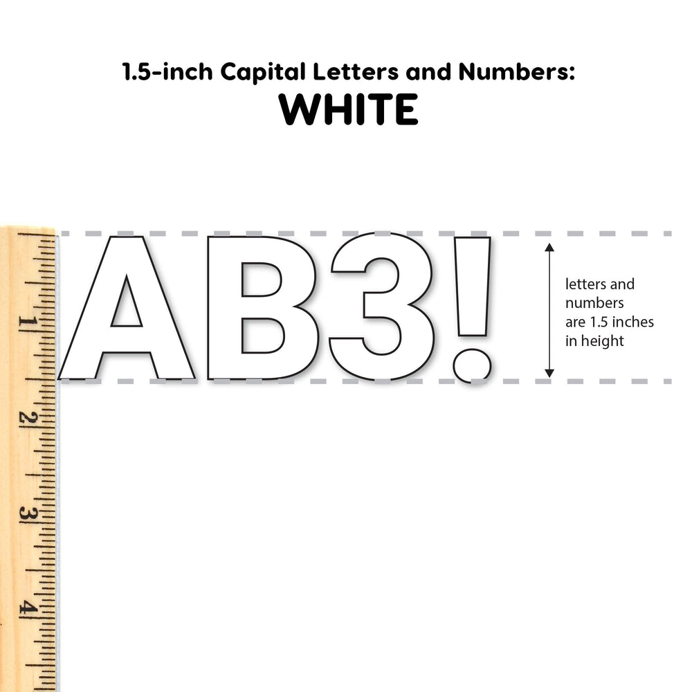 Bulletin Board Letters – 1.5 inch (ONLINE ORDER ONLY)