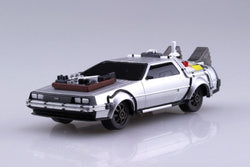 1/43 BACK TO THE FUTURE 1/43 Pullback DELOREAN from PART 3 & Rail road Model Kit (ONLINE ORDER ONLY)