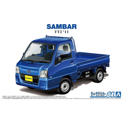 Aoshima: 1/24 Subaru TT2 Sambar WR Blue Limited Scale Model Kit #4 (ONLINE ORDER ONLY)