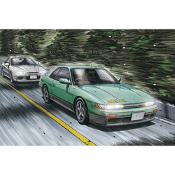 Aoshima: 1/24 Initial D - Iketani Koichiro S13 Silvia Nissan Scale Model Kit #11 (ONLINE ORDER ONLY)