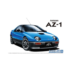 Aoshima: 1/24 Mazdaspeed PG6SA AZ-1 '92 (Mazda Blue) Scale Model Kit #38 (ONLINE ORDER ONLY)