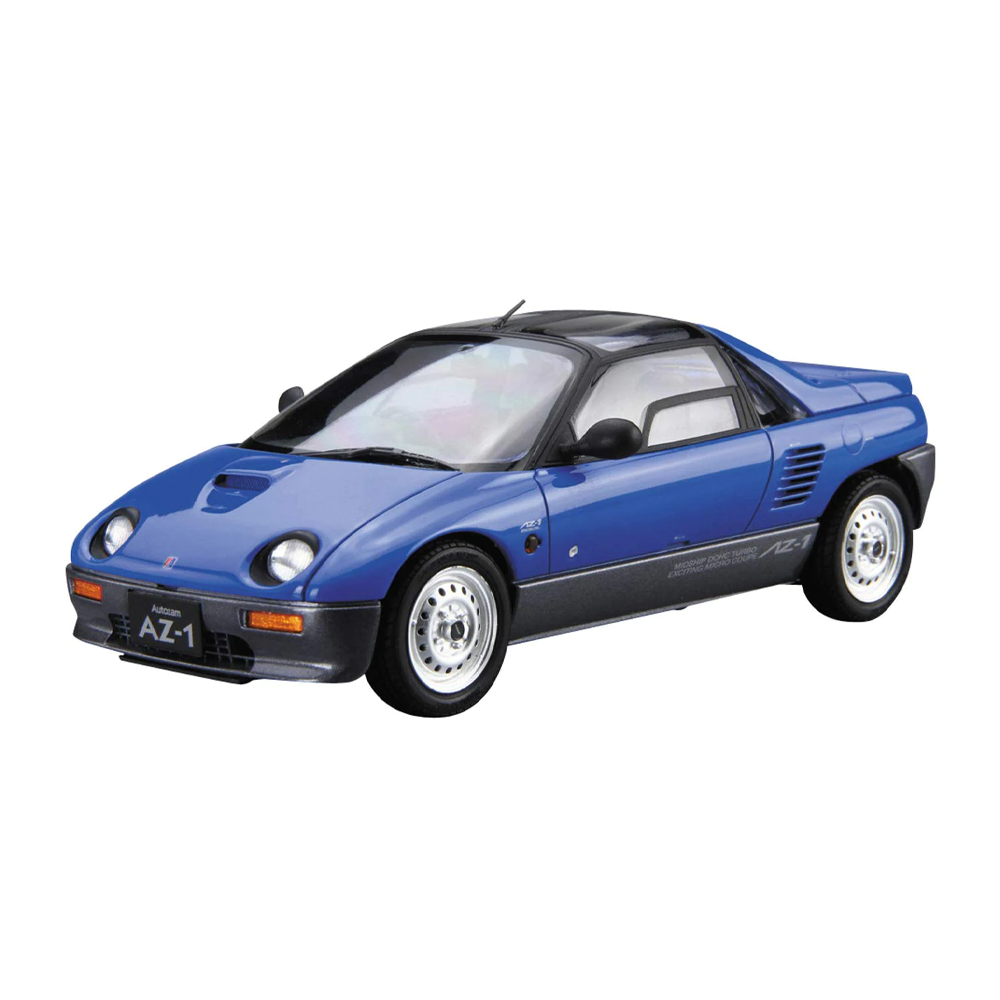 Aoshima: 1/24 Mazdaspeed PG6SA AZ-1 '92 (Mazda Blue) Scale Model Kit #38 (ONLINE ORDER ONLY)