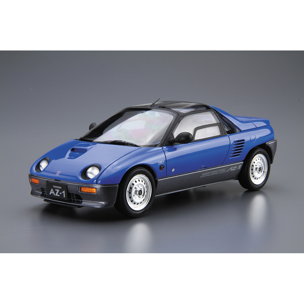 Aoshima: 1/24 Mazdaspeed PG6SA AZ-1 '92 (Mazda Blue) Scale Model Kit #38 (ONLINE ORDER ONLY)
