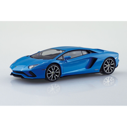 Aoshima: 1/32 The Snap Kit Lamborghini Aventador S (Pearl Blue) Scale Model Kit #12-E (ONLINE ORDER ONLY)