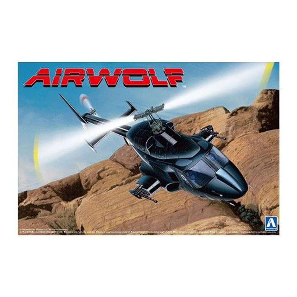 Aoshima: 1/48 Airwolf Clear Body Ver. Scale Model Kit #AW-01 (ONLINE ORDER ONLY)