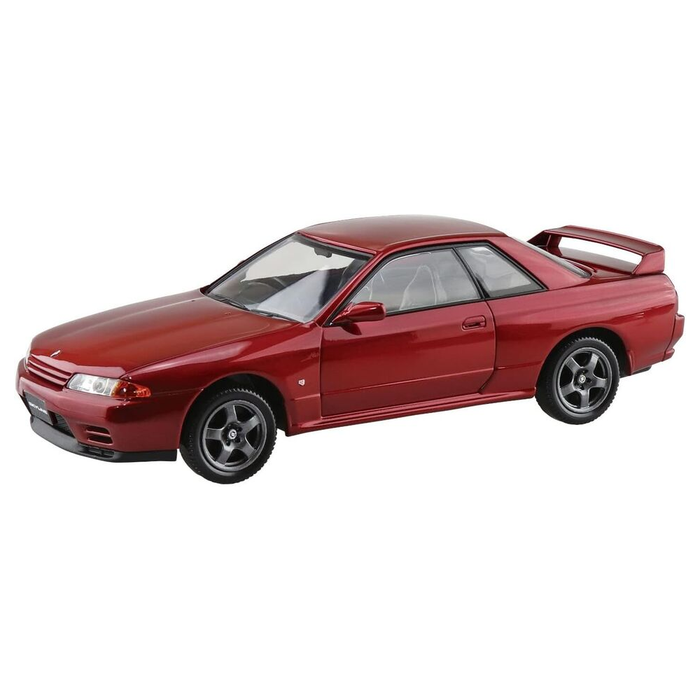 Aoshima: 1/32 The Snap KIt Nissan R32 Skyline GT-R (Red Pearl) Scale Model Kit #14-E (ONLINE ORDER ONLY)