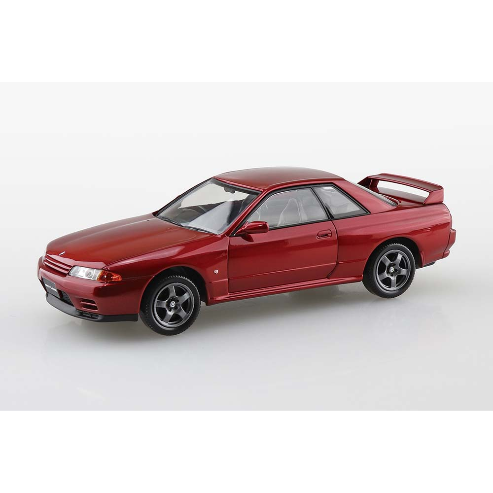 Aoshima: 1/32 The Snap KIt Nissan R32 Skyline GT-R (Red Pearl) Scale Model Kit #14-E (ONLINE ORDER ONLY)