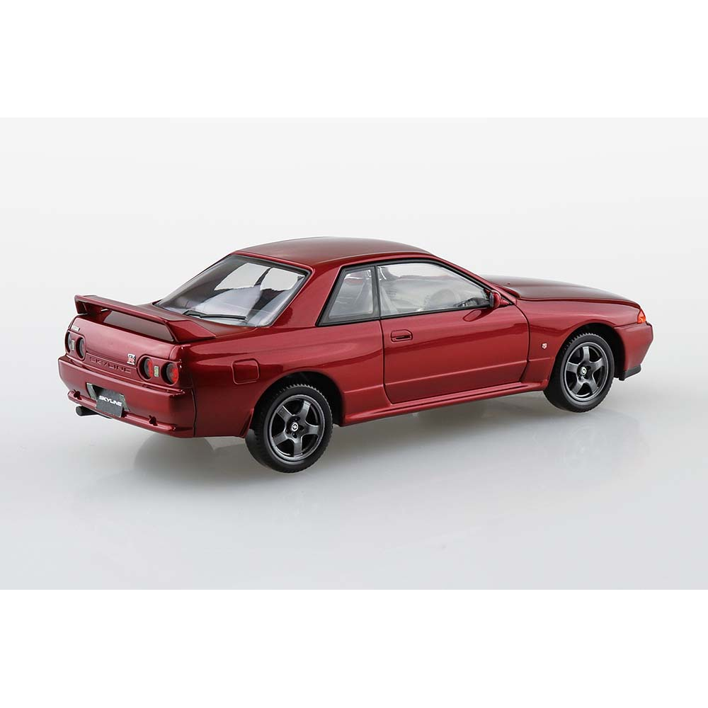 Aoshima: 1/32 The Snap KIt Nissan R32 Skyline GT-R (Red Pearl) Scale Model Kit #14-E (ONLINE ORDER ONLY)