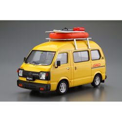 Aoshima: 1/24 SUBARU TT1 SAMBAR HIGH-ROOF 4WD '80 Scale Model Kit #55 (ONLINE ORDER ONLY)