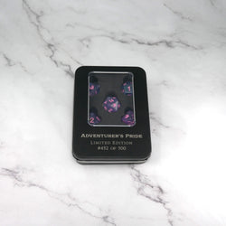 Adventurer's Pride - 7 Piece DnD Dice Set | Limited Edition RPG Gaming Dice (ONLINE ORDER ONLY)