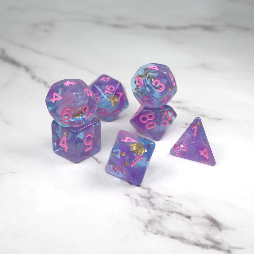 Adventurer's Pride - 7 Piece DnD Dice Set | Limited Edition RPG Gaming Dice (ONLINE ORDER ONLY)